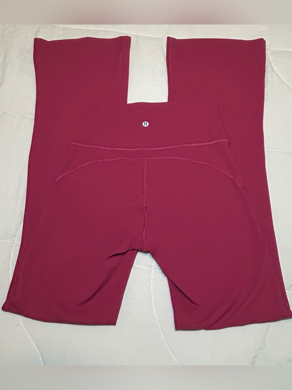 Lululemon Groove Super-High-Rise Nulu Flared Pants – Raspberry Rave (Size 4)